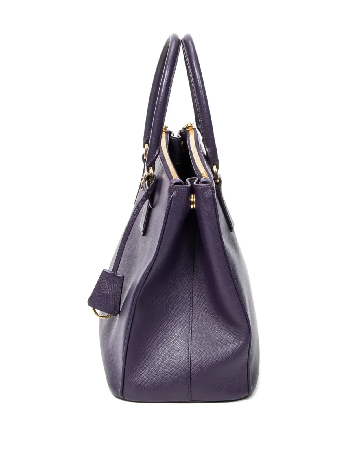 Prada ビンテージ ガレリア トートバッグ - パープル - 画像5