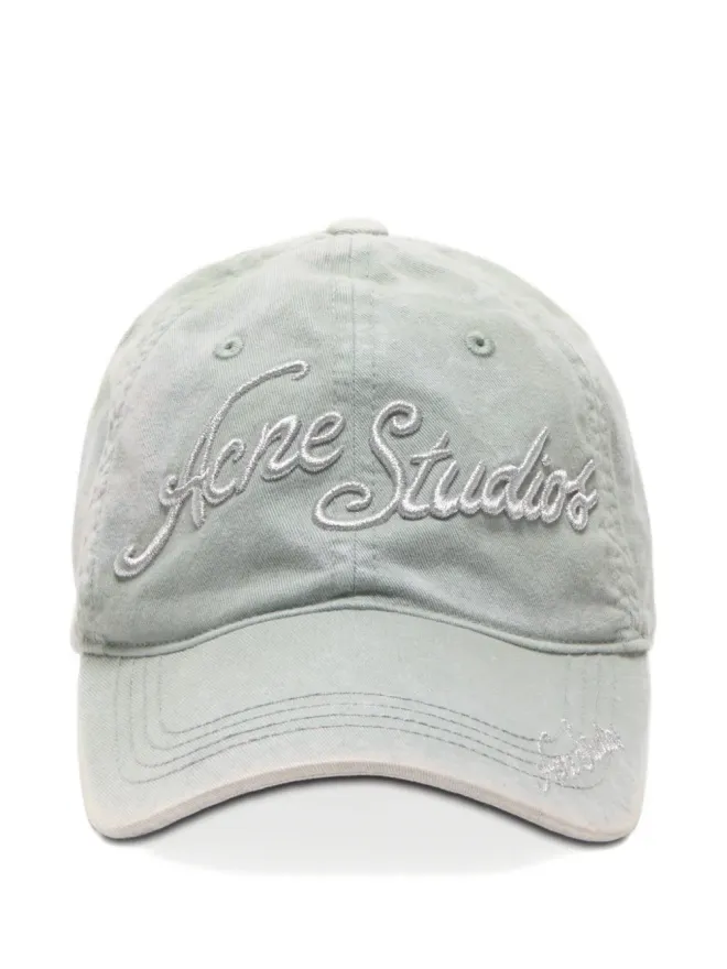 Acne Studios Acne Studios 刺繍キャップ - グレーの商品画像