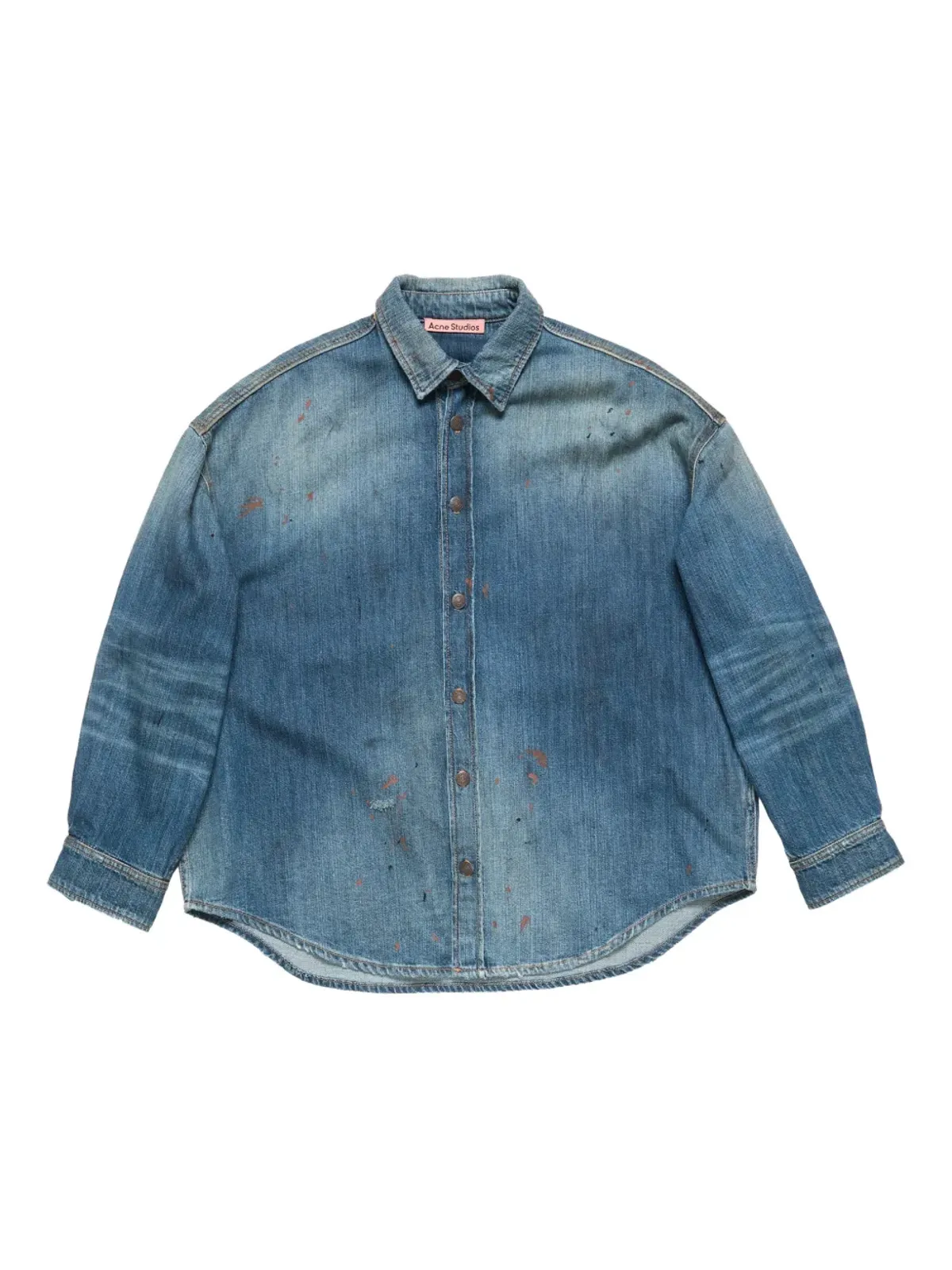 Acne Studios ボタンフロントデニムシャツ - 画像1