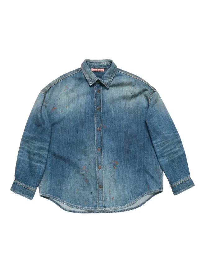 Acne Studios Acne Studios ボタンフロントデニムシャツの商品画像
