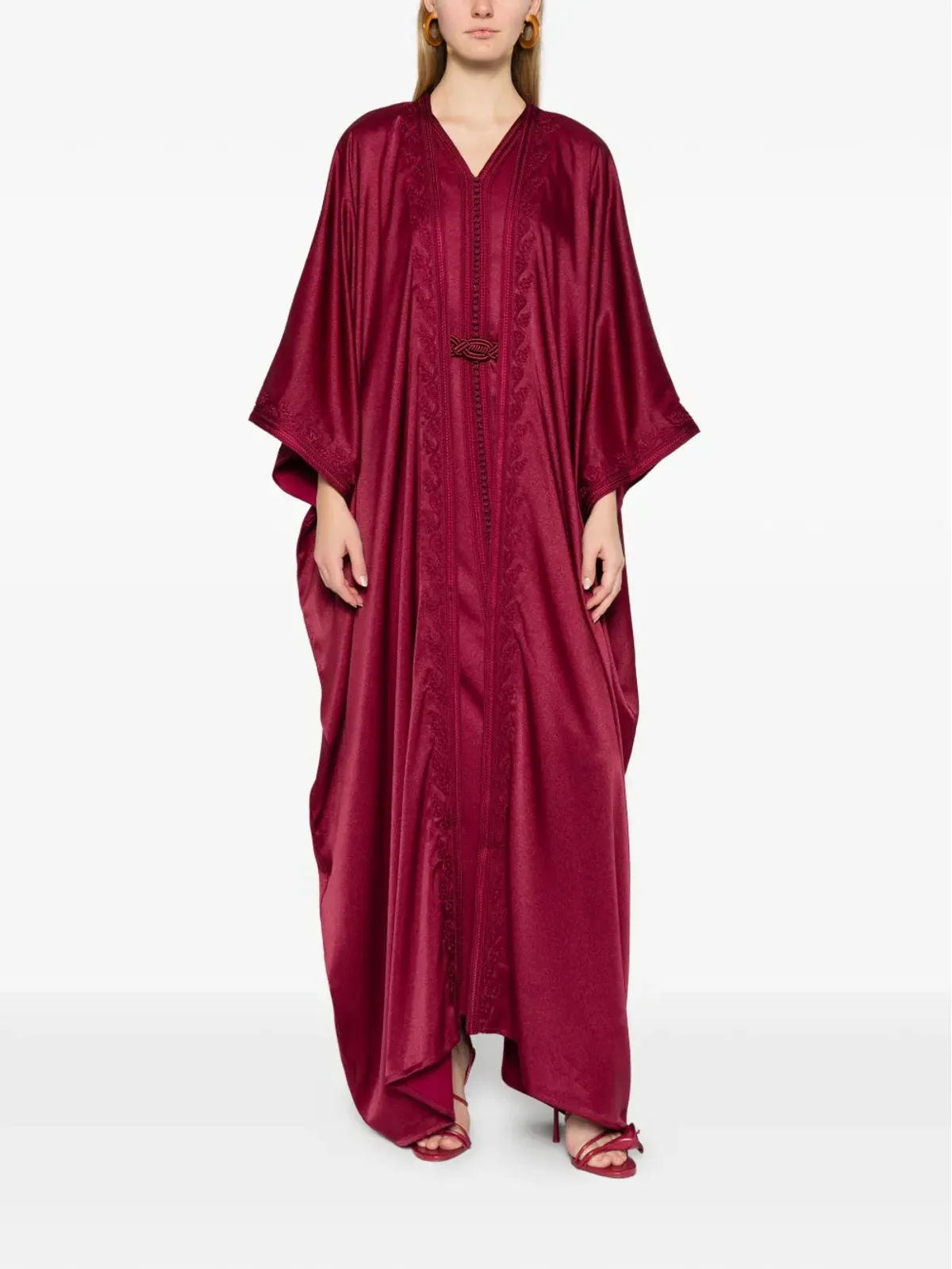 Reem Al Dhaheri 刺繍入りミディカフタン - 画像2