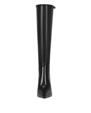 POTAMY 100mmバックルディテールニーハイブーツ - サムネイル4