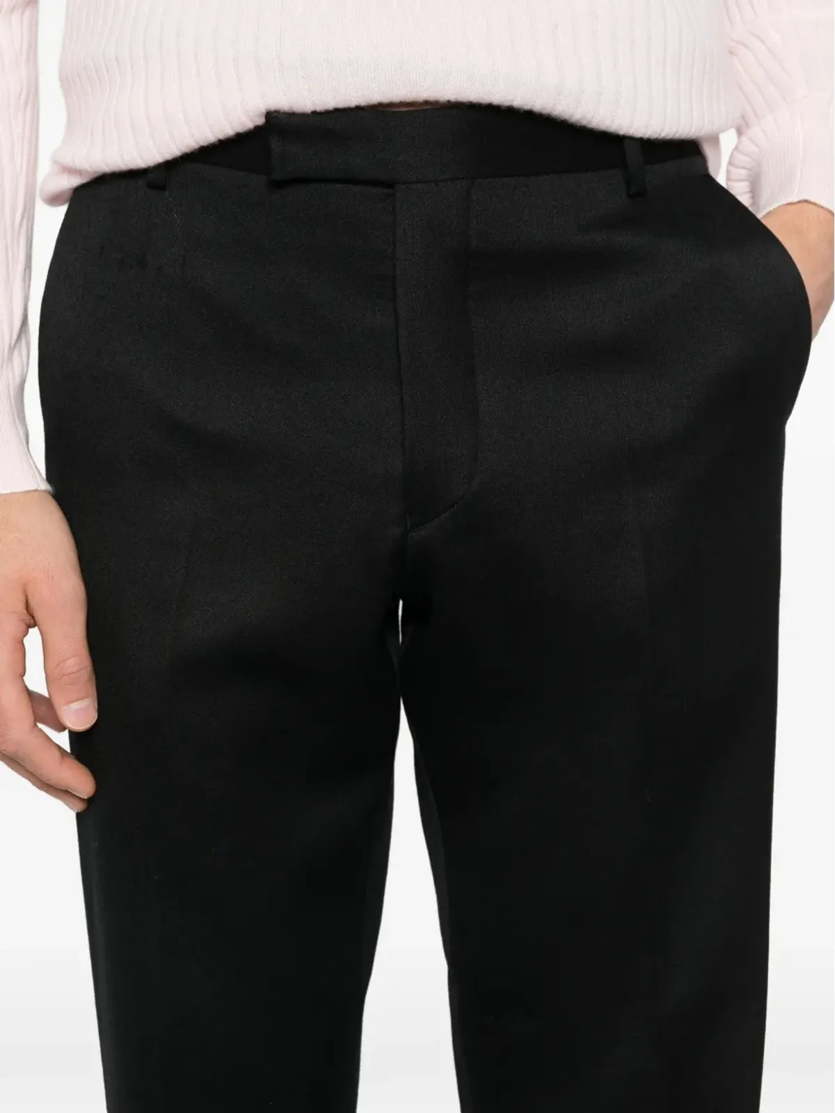 Helmut Lang ビンテージ 1990年代 ウール トラウザー ブラック - 画像5