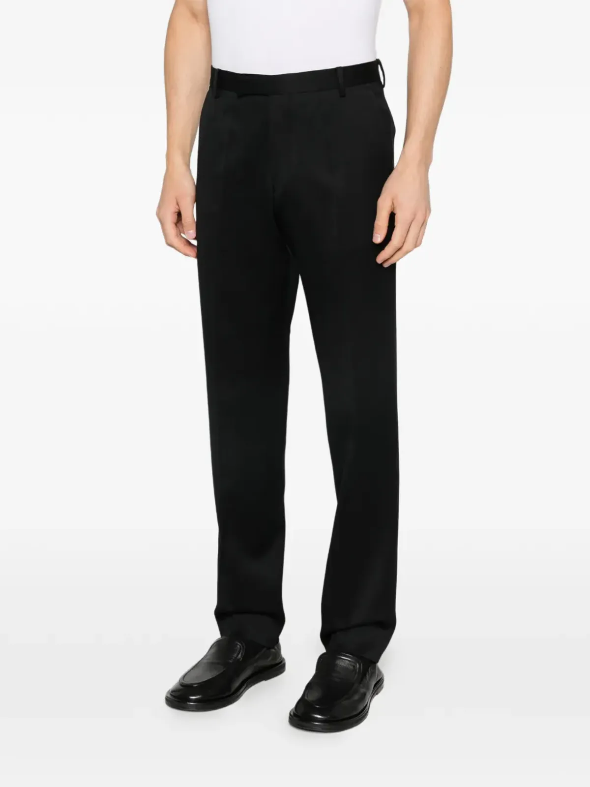 Helmut Lang ビンテージ 1990年代 ウール トラウザー ブラック - 画像3