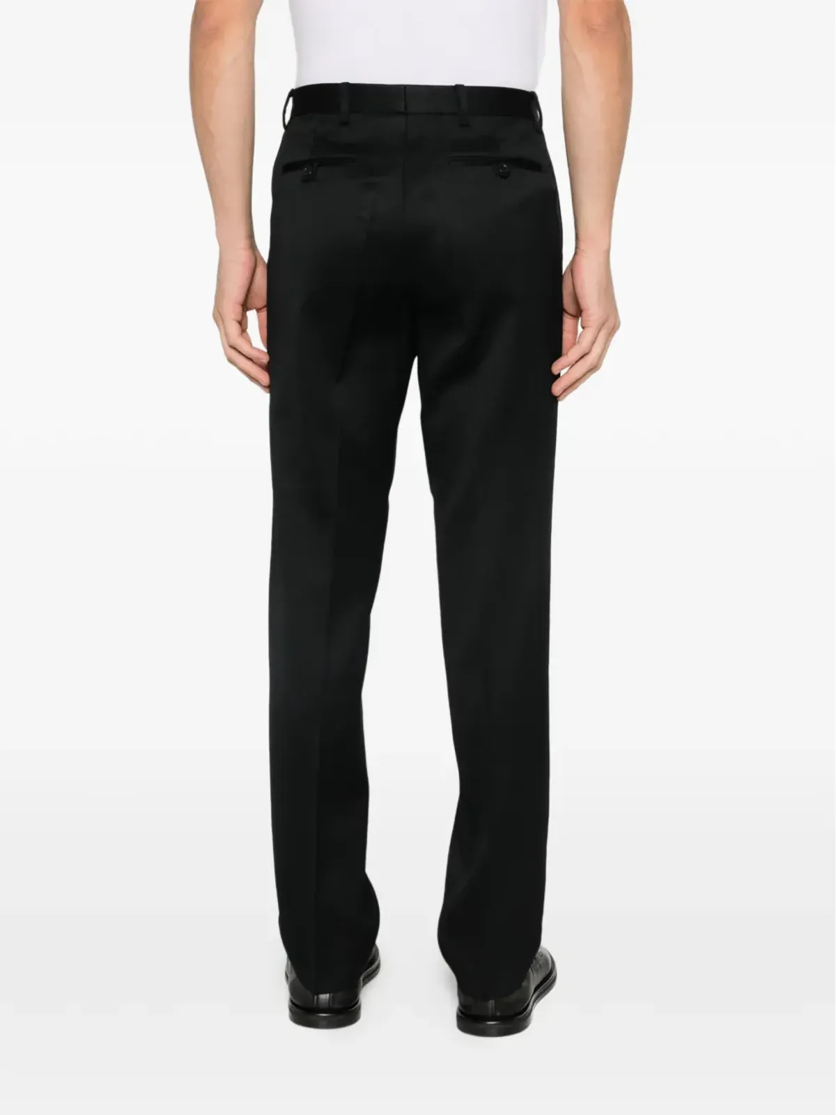 Helmut Lang ビンテージ 1990年代 ウール トラウザー ブラック - 画像4