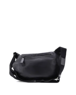 Prada ビンテージ Front Pocket Vitello Daino ベルトバッグ - ブラック - サムネイル2