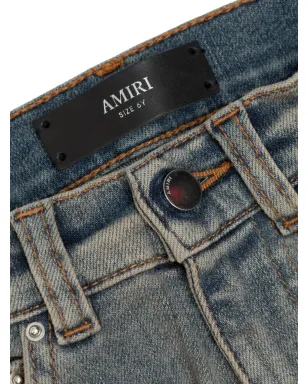 AMIRI KIDS ボーンアップリケデニムジーンズ - サムネイル3