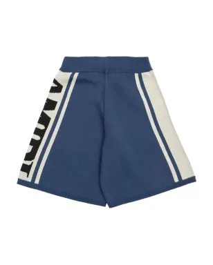 AMIRI KIDS ストライプロゴショーツ - ブルー - サムネイル2