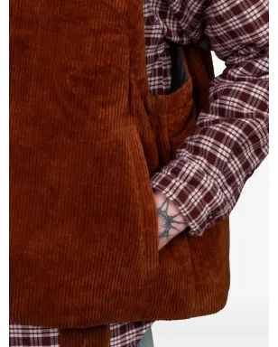STORY mfg. Sahab cord patchwork gilet - サムネイル4