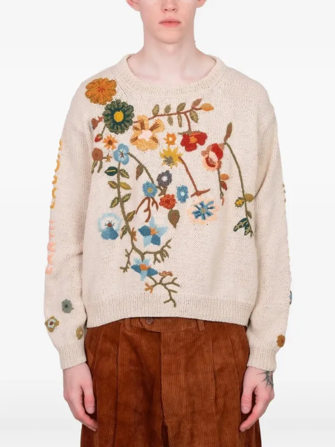 STORY mfg. STORY mfg. パイパー花柄刺繍セーターの商品画像