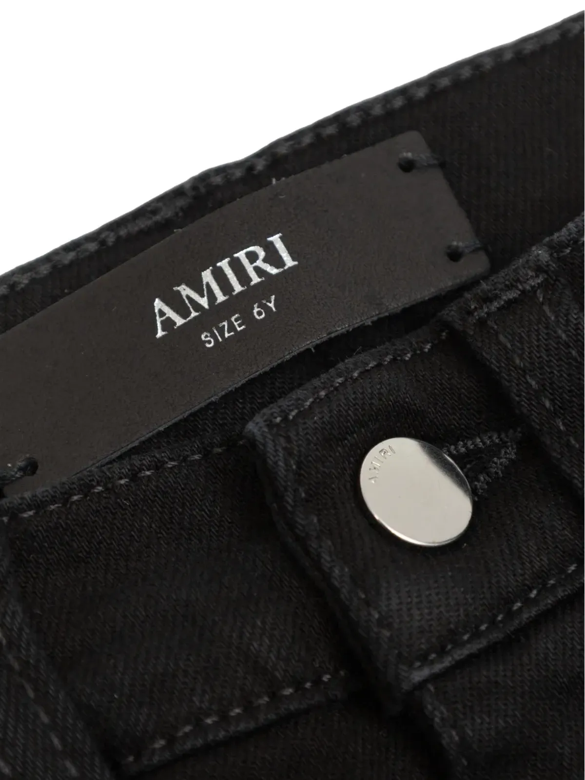 AMIRI KIDS ベルトループパンツ - ブラック - 画像4