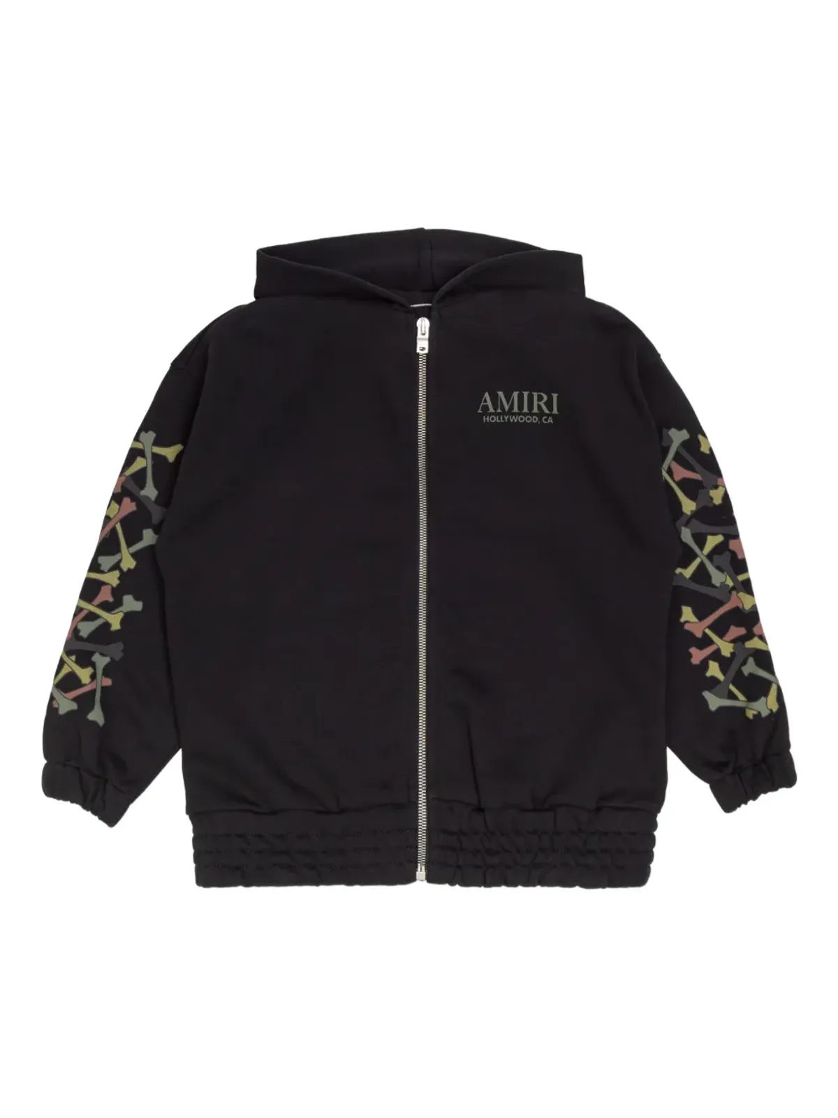 AMIRI KIDS ボーンズプリントジップフーディ - 画像1
