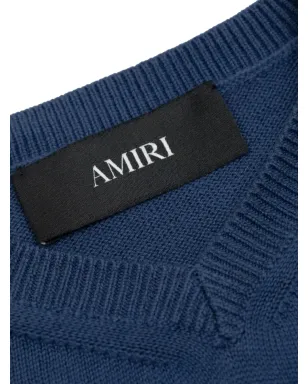 AMIRI KIDS Vネック刺繍セーター - サムネイル3