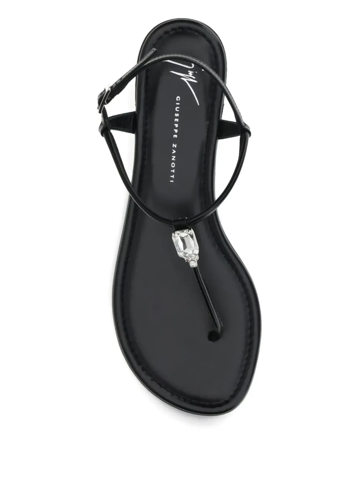 Giuseppe Zanotti Pia Mizuki ラウンドトゥサンダル - ブラック - 画像3