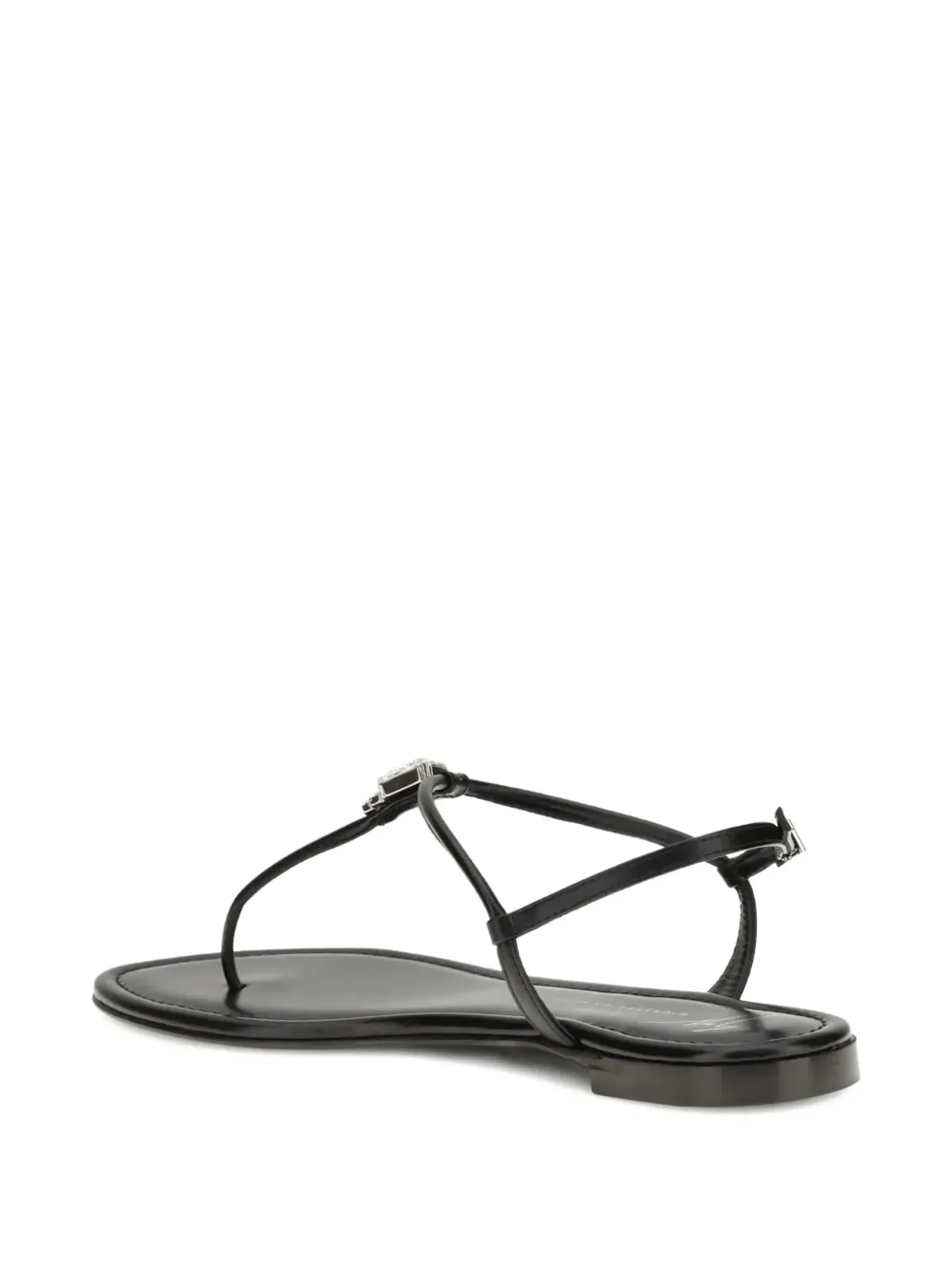 Giuseppe Zanotti Pia Mizuki ラウンドトゥサンダル - ブラック - 画像4