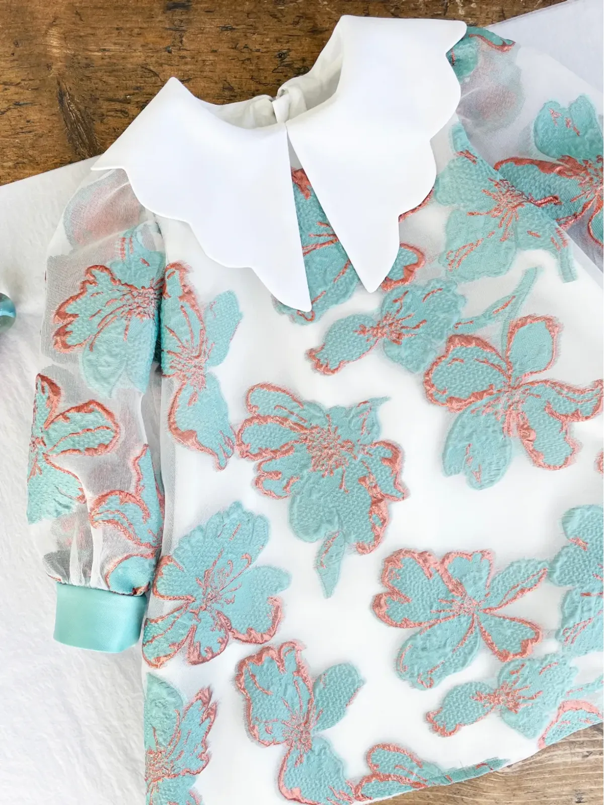 Hucklebones London 長袖ドレス - White - 画像5