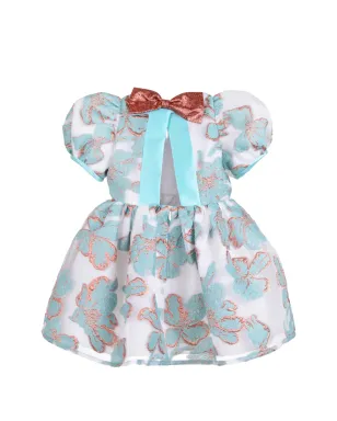 Hucklebones London 花柄ジャカード パフスリーブ ドレス - サムネイル2
