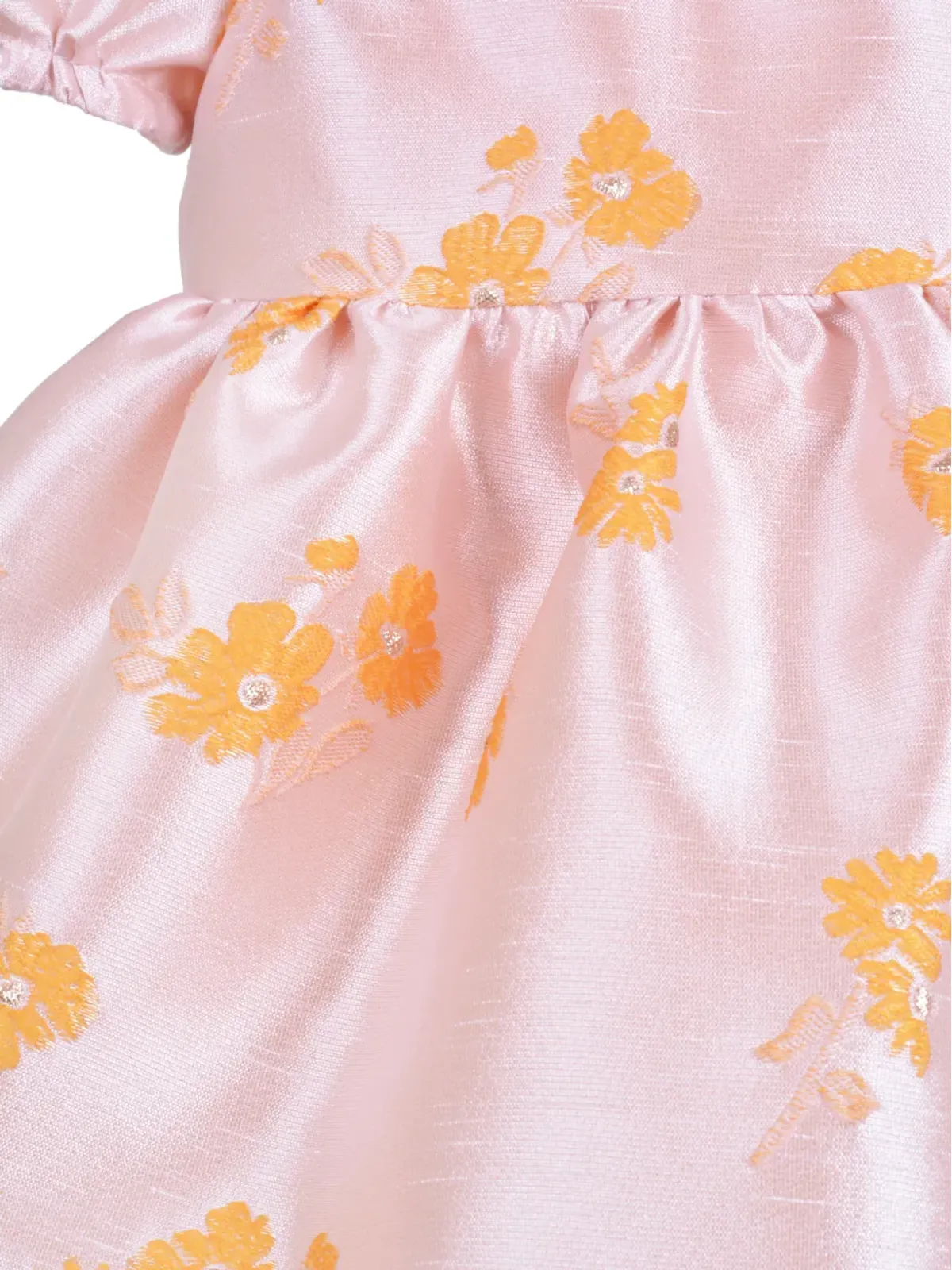 Hucklebones London パフスリーブドレス ピンク - 画像5