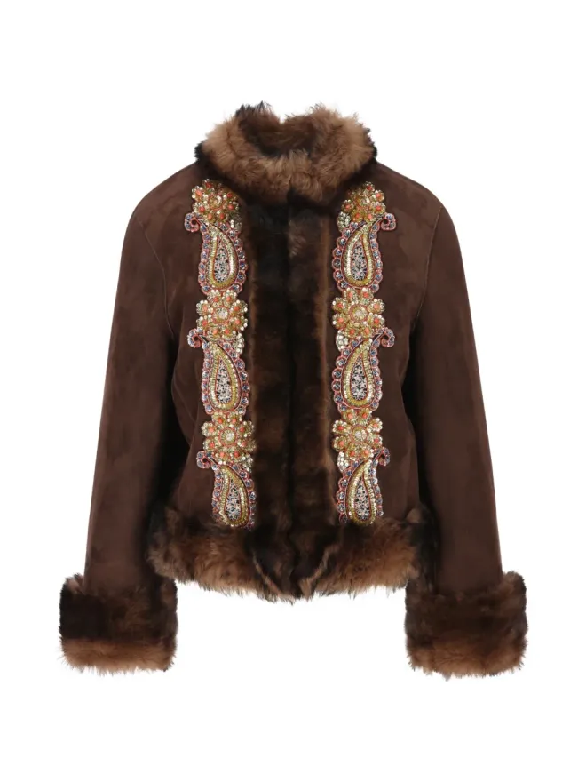 Valentino Garavani Valentino Garavani ファー・トリム ジャケットの商品画像