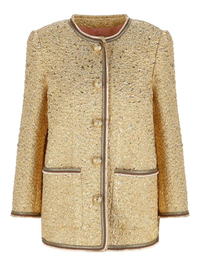 Valentino Garavani Valentino Garavani ジャカード・クローク・コートの商品画像