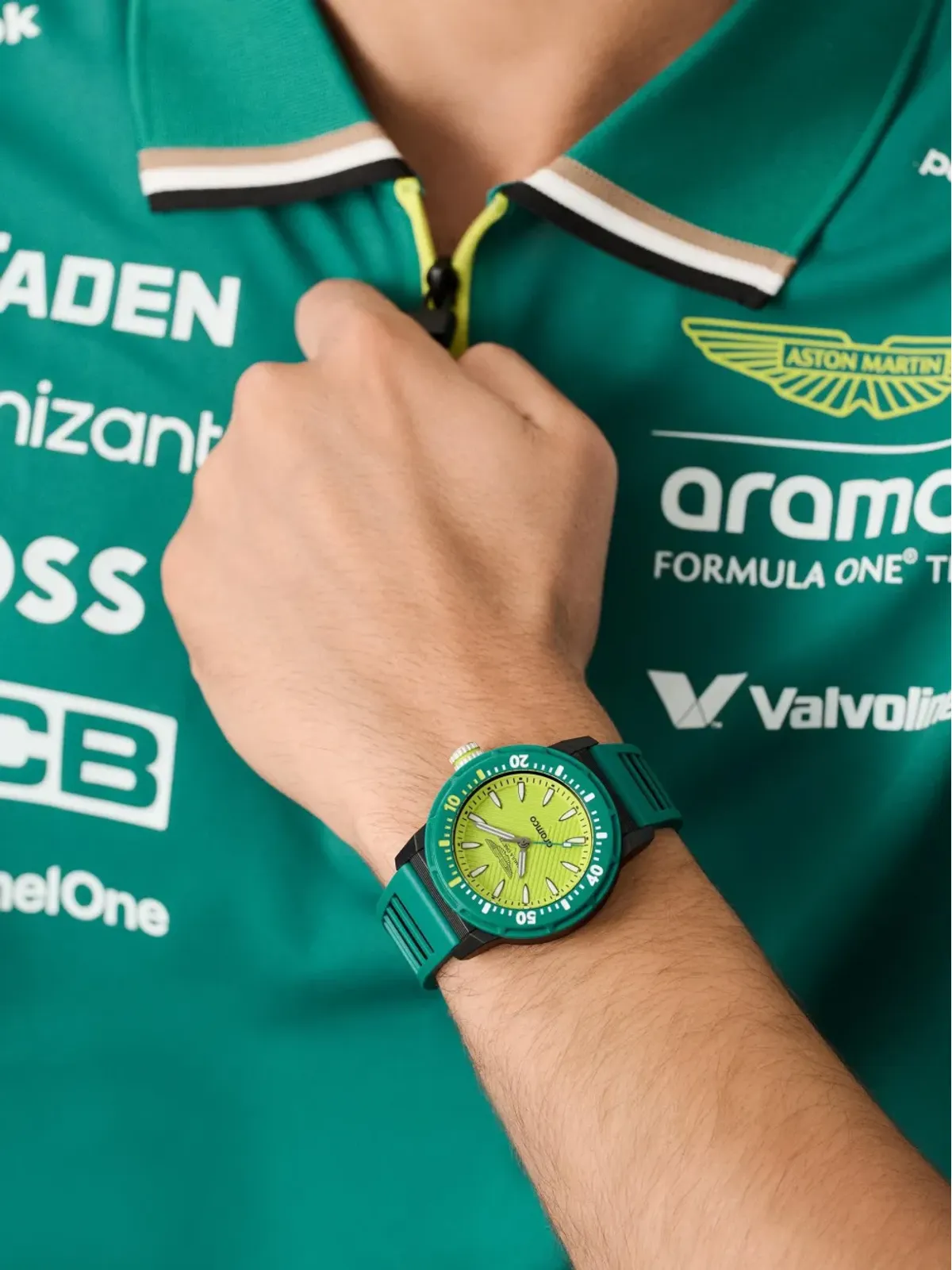 Aston Martin Watches PDK-F1 Team ウォッチ - Yellow - 画像2