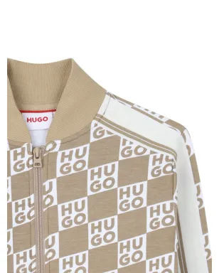 HUGO KIDS ジップアッププリントカーディガン - サムネイル3