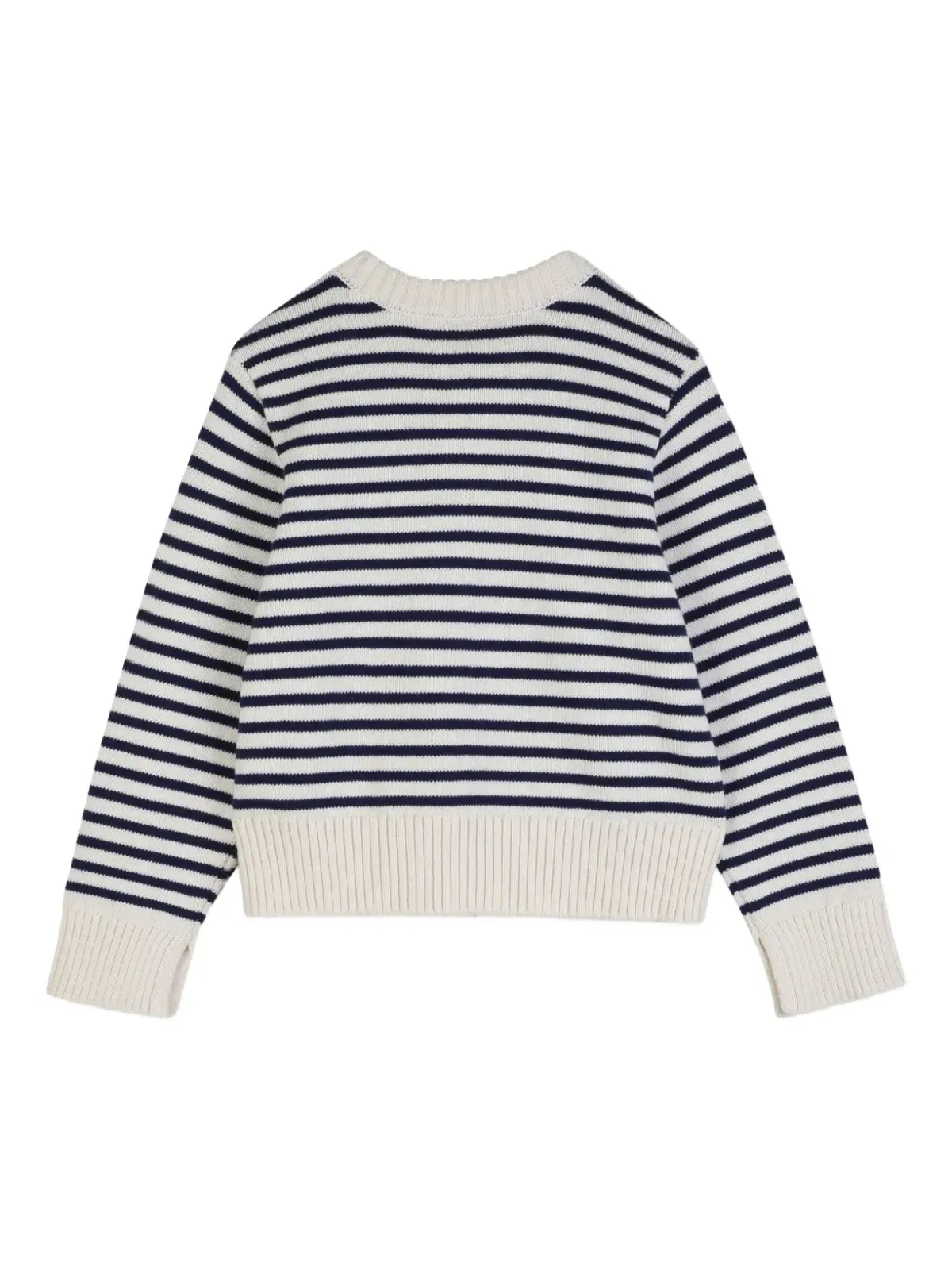 Zadig & Voltaire Kids ストライプ柄の半ボタンセーター - 画像2