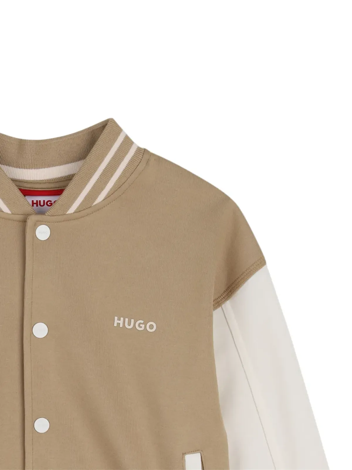 HUGO KIDS パネルドストライプ柄カーディガン - 画像3