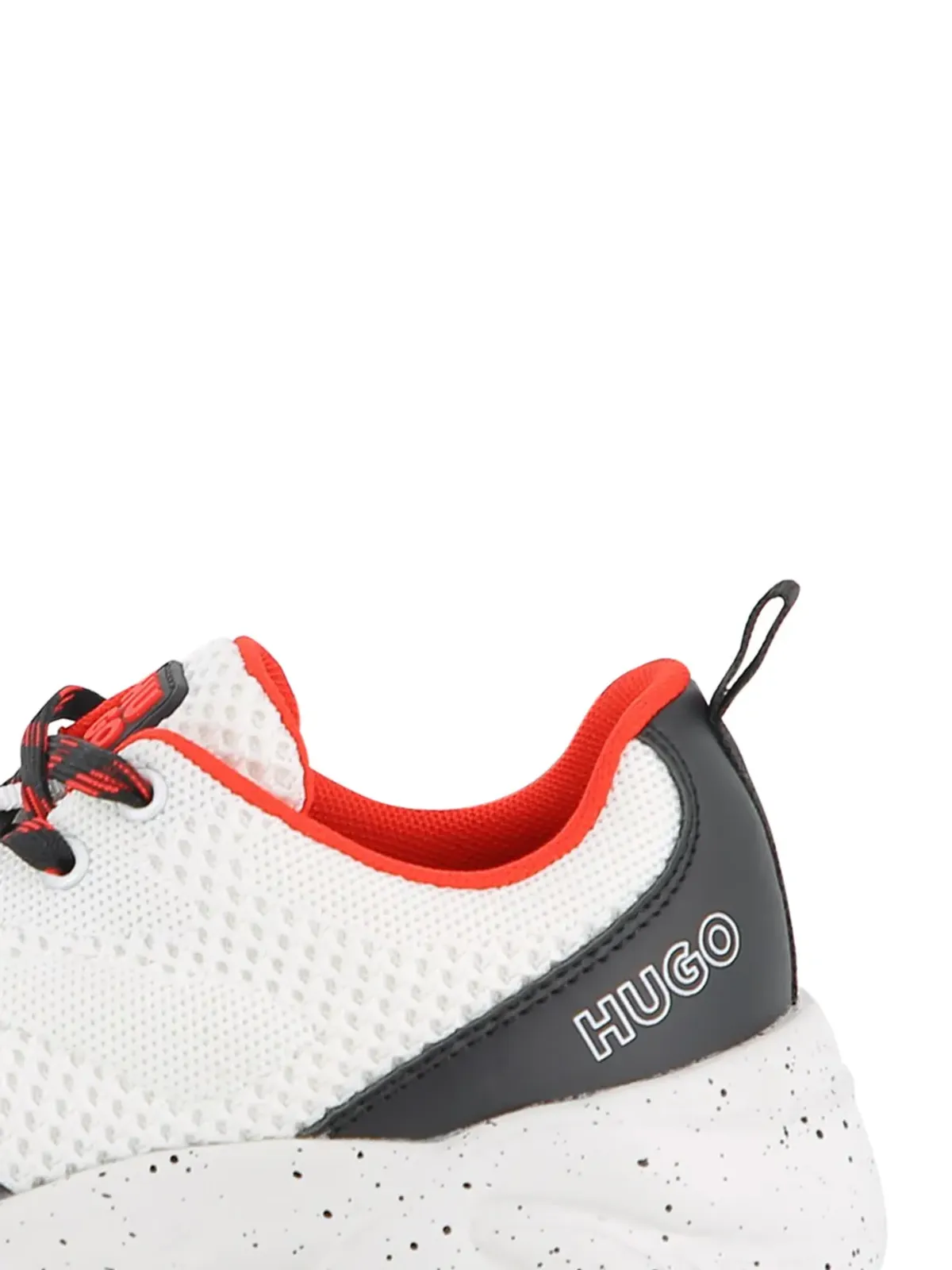 HUGO KIDS スペックルド レースアップ スニーカー - White - 画像5