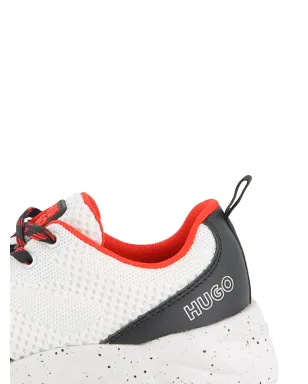 HUGO KIDS スペックルド レースアップ スニーカー - White - サムネイル5