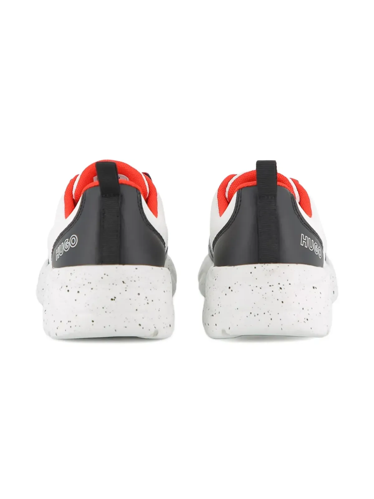 HUGO KIDS スペックルド レースアップ スニーカー - White - 画像4