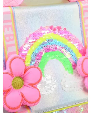Billieblush 虹色スパンコール装飾サッチェル - White - サムネイル5