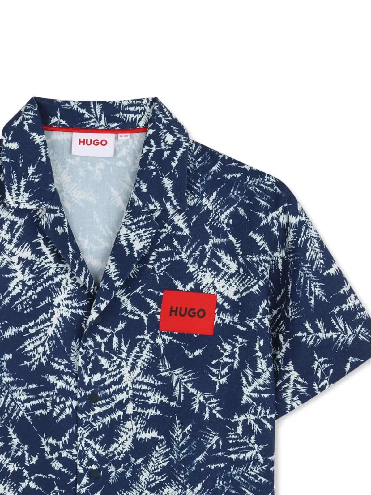 HUGO KIDS 花柄プリント半袖シャツ - 画像3