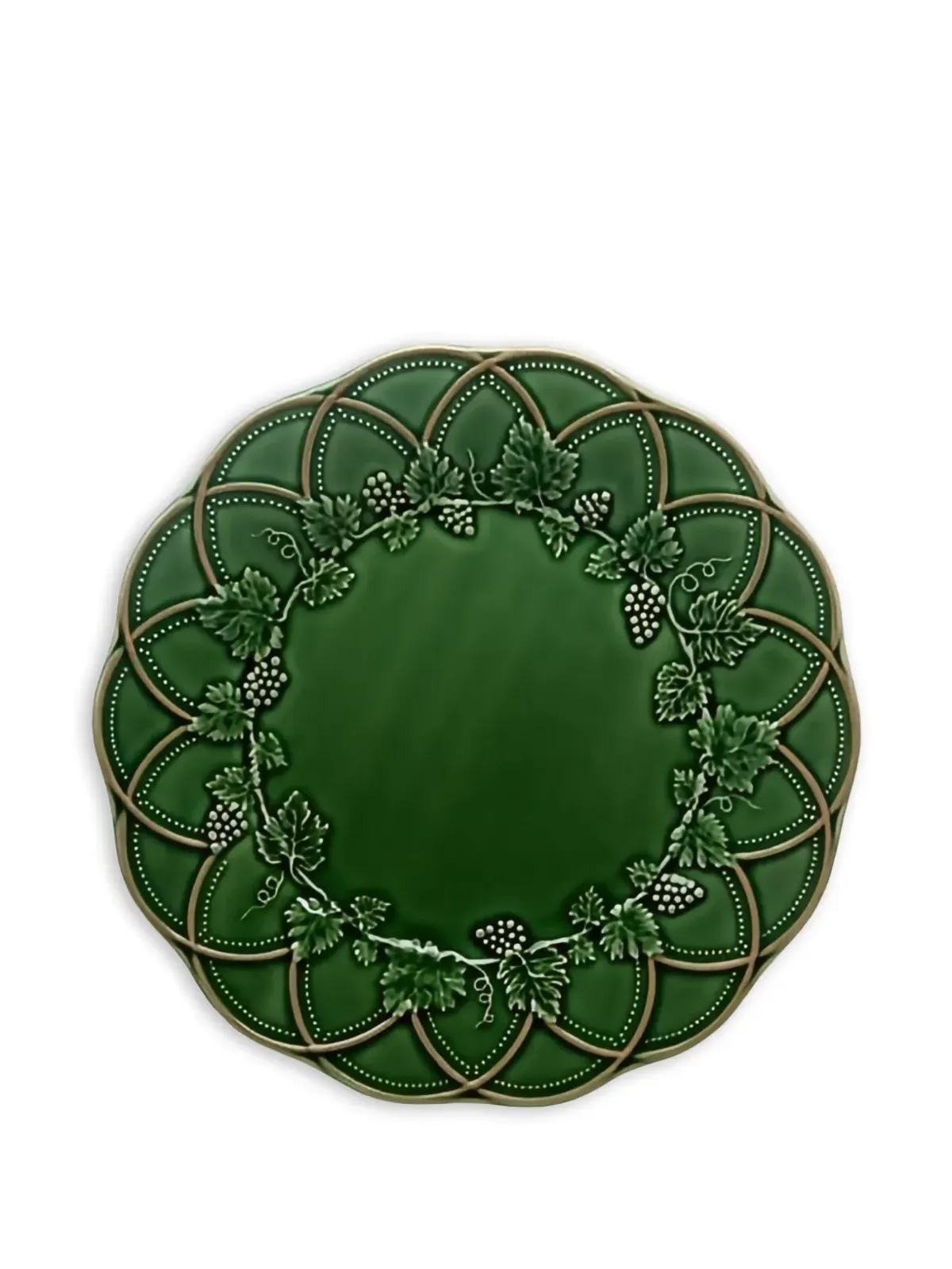 Bordallo Pinheiro Forest grape leaf plate - Green - 画像2