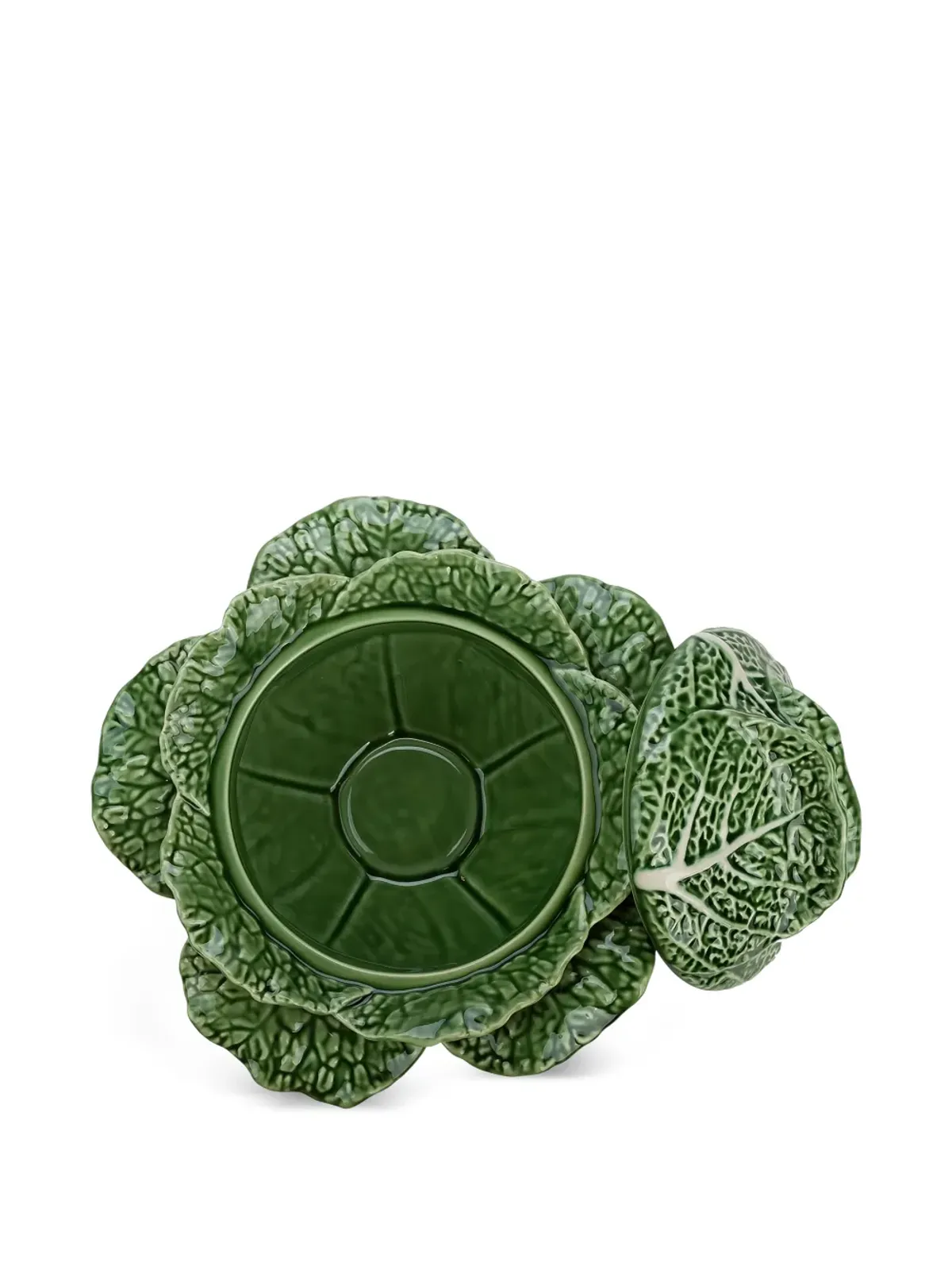 Bordallo Pinheiro cabbage leaf bowl - Green - 画像2