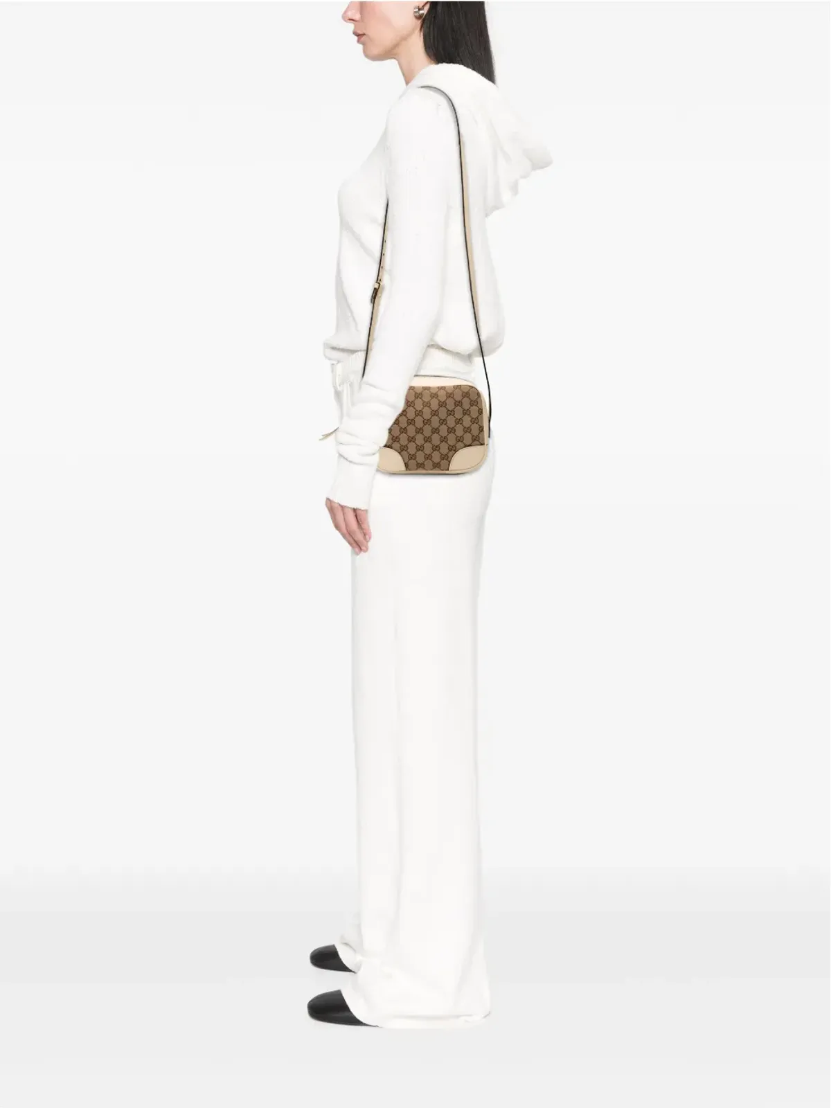 Gucci ビンテージ 2000-2015 GG Canvas Bree クロスボディバッグ ブラウン - 画像2
