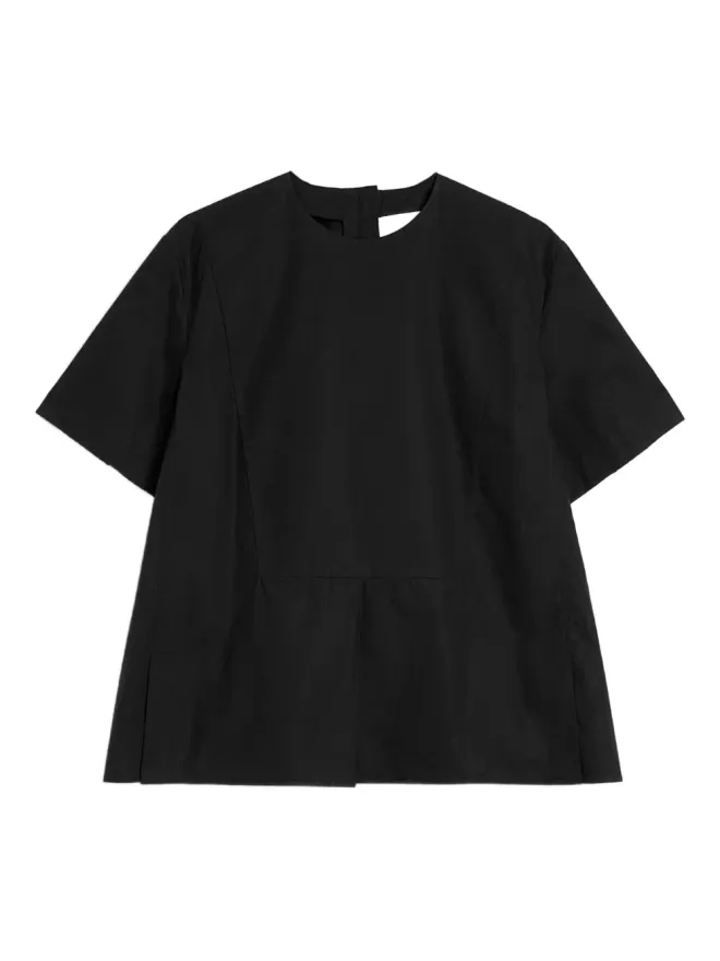 Jil Sander Jil Sander 半袖ブラウス - ブラックの商品画像