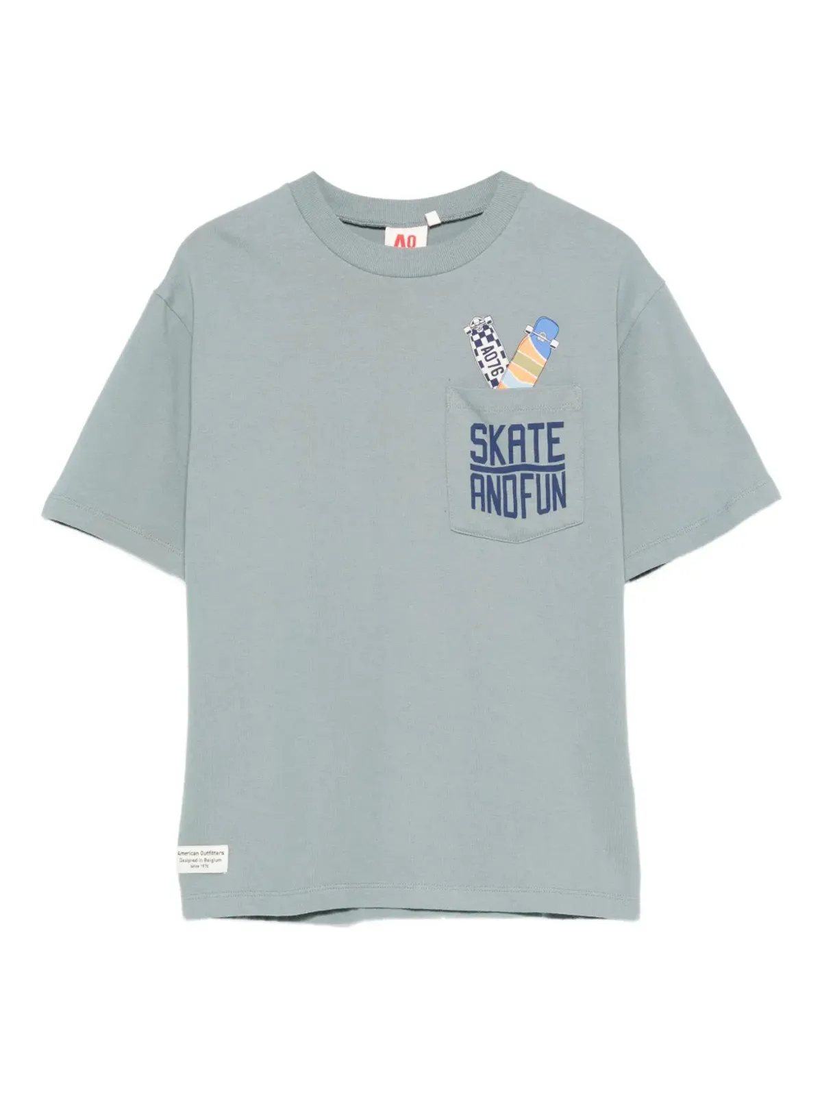 American Outfitters Kids 胸ポケット付きTシャツ - 画像1