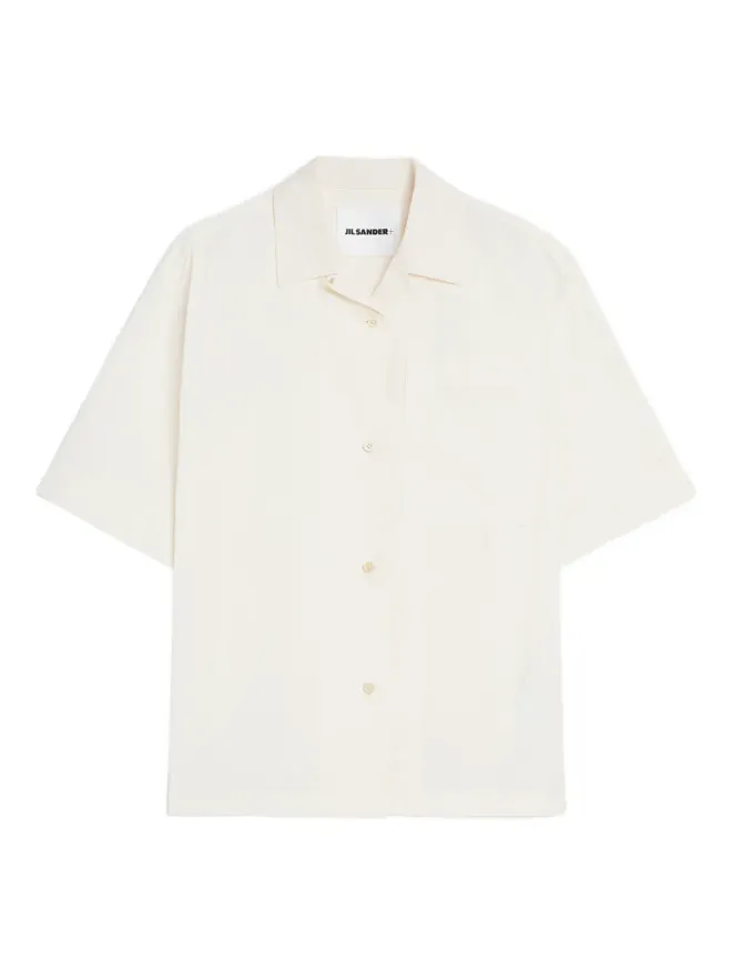 Jil Sander Jil Sander パッチポケット コットンポプリン シャツの商品画像