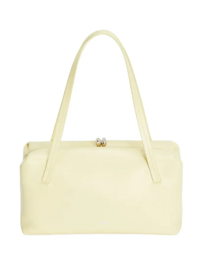 Jil Sander Jil Sander Goji Pillow エンボス フレーム レザー トートバッグ - Neutralsの商品画像