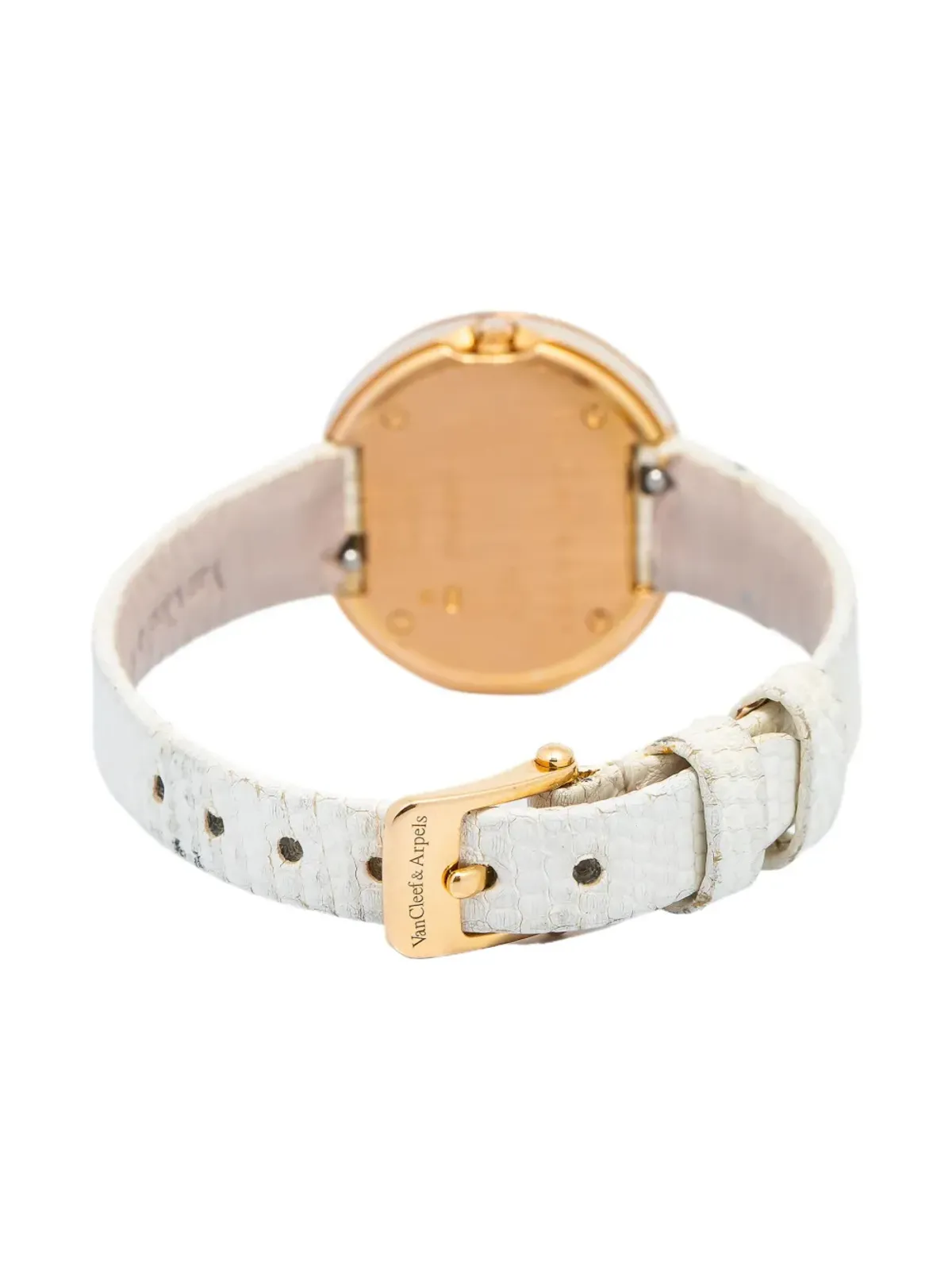 Van Cleef & Arpels Pre-Owned チャーム レザー ドレスウォッチ - 画像4