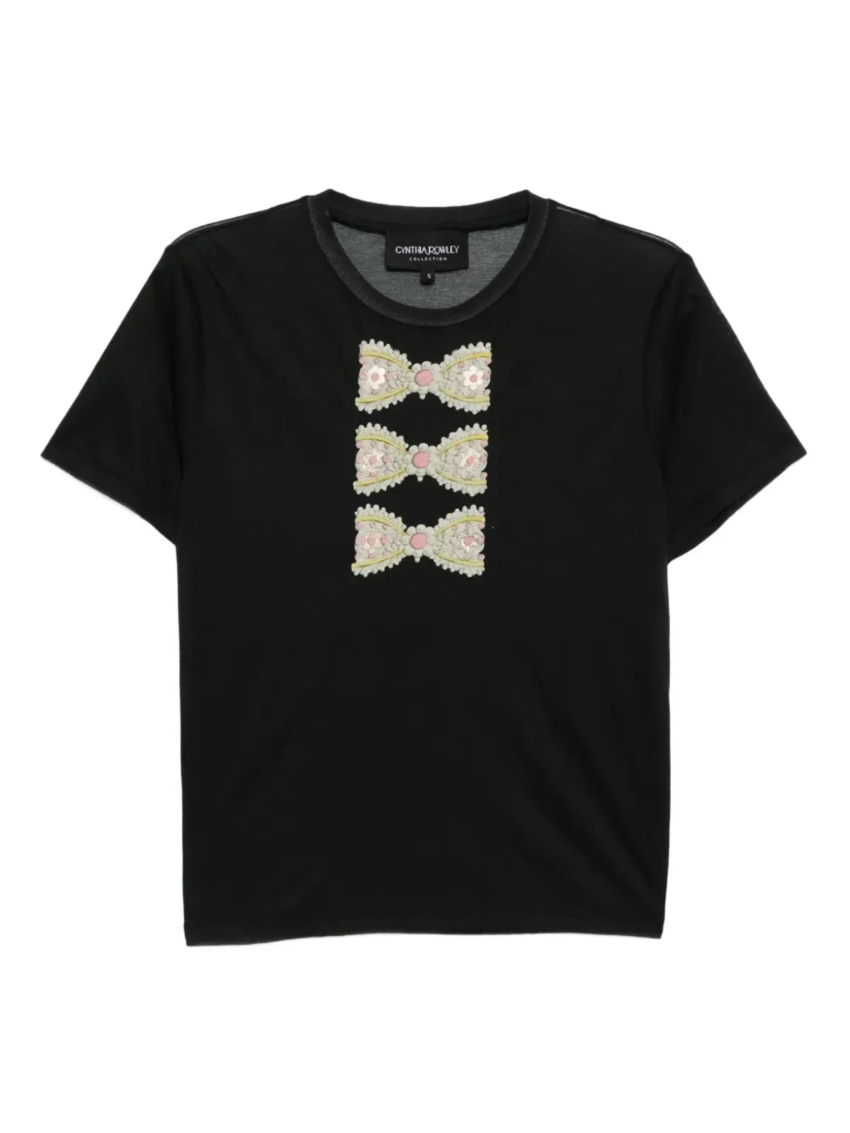 Cynthia Rowley 箔プリントTシャツ - 画像1