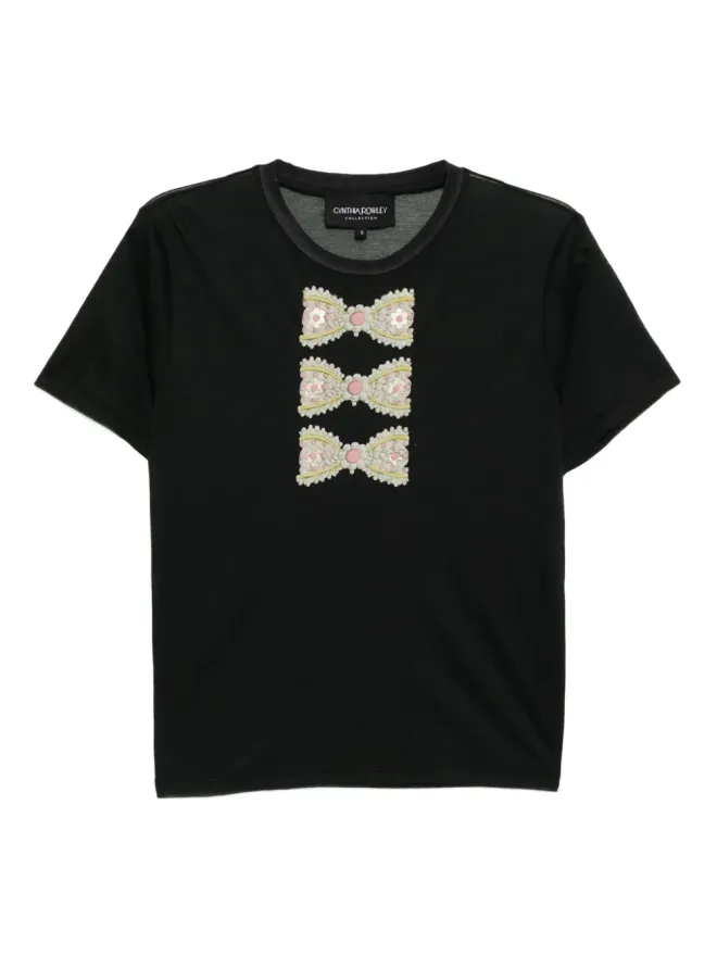 Cynthia Rowley Cynthia Rowley 箔プリントTシャツの商品画像