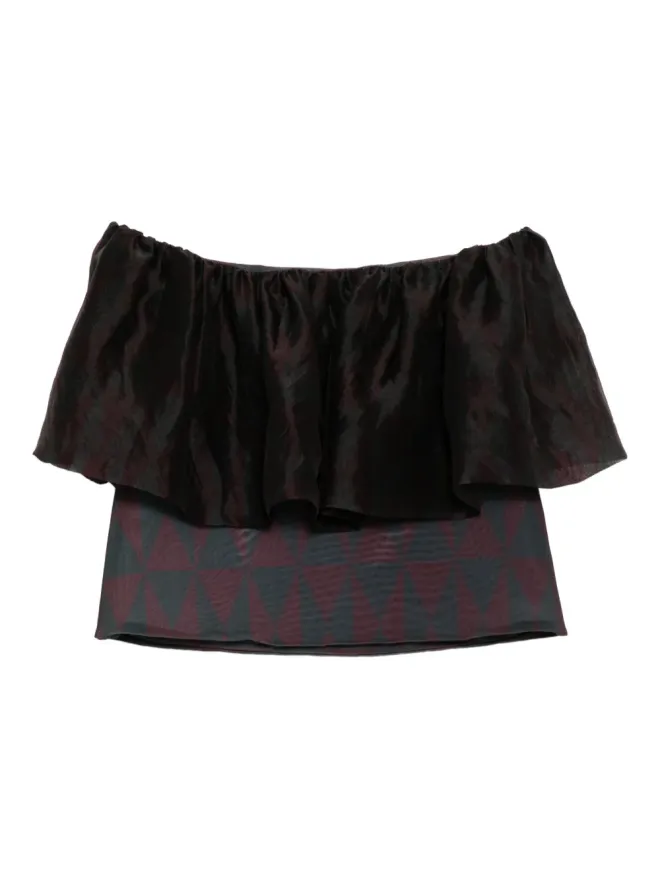 Cynthia Rowley Cynthia Rowley Eugenia top - Blackの商品画像
