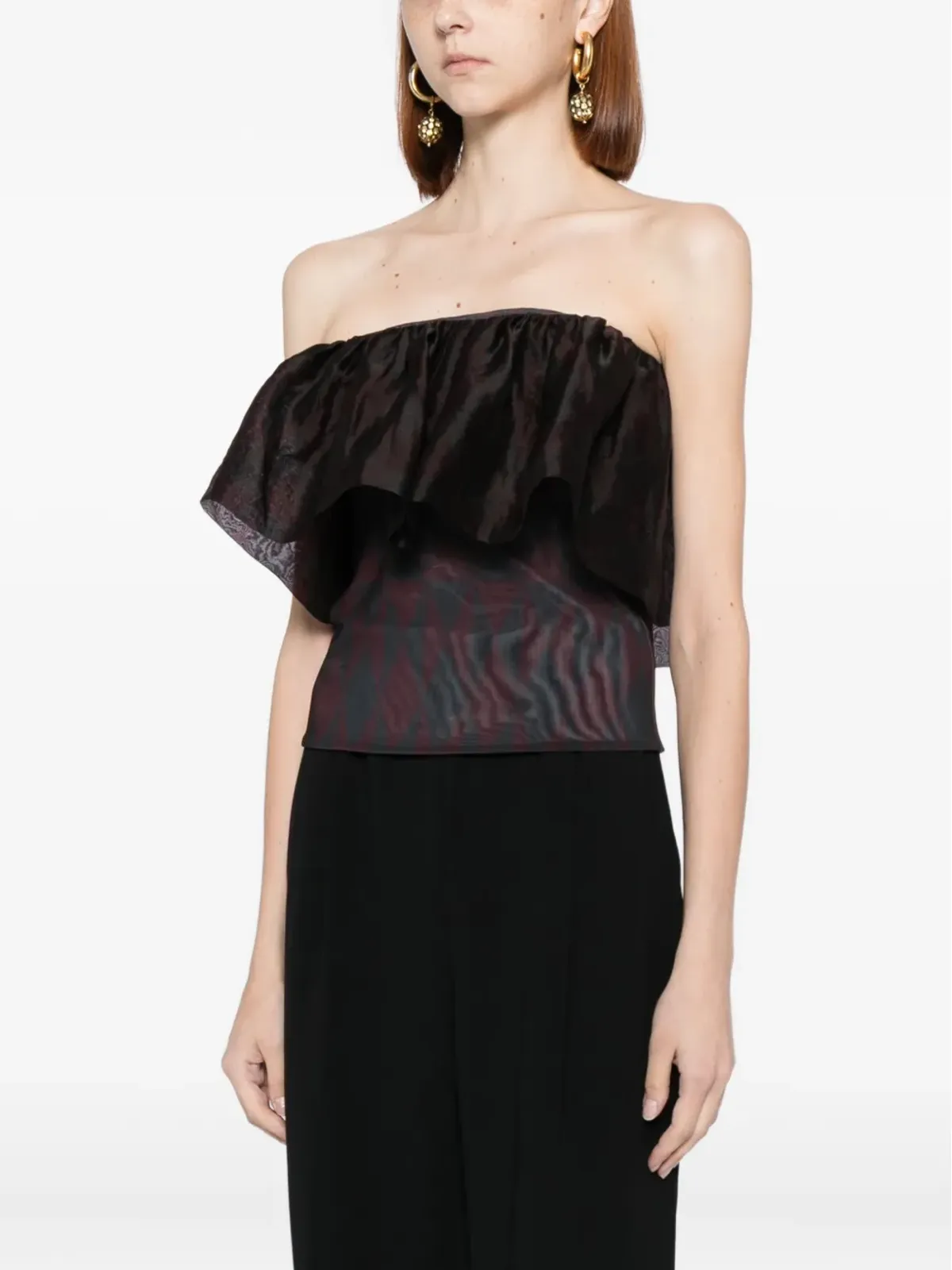 Cynthia Rowley Eugenia top - Black - 画像3