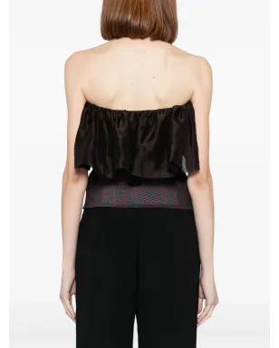 Cynthia Rowley Eugenia top - Black - サムネイル4