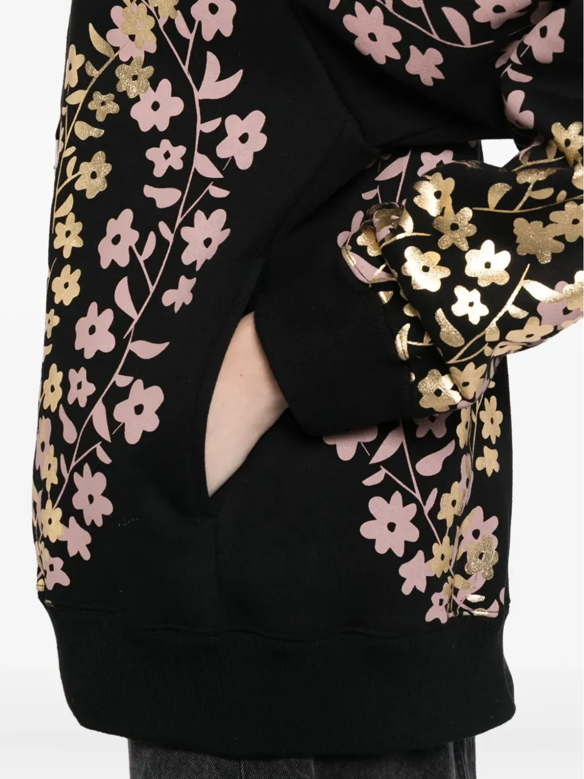Cynthia Rowley 箔プリント フーディ - 画像5