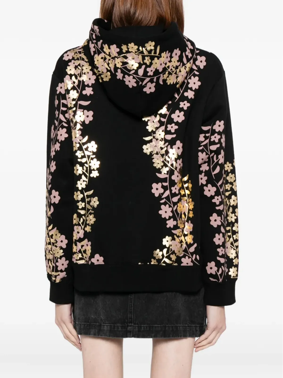 Cynthia Rowley 箔プリント フーディ - 画像4