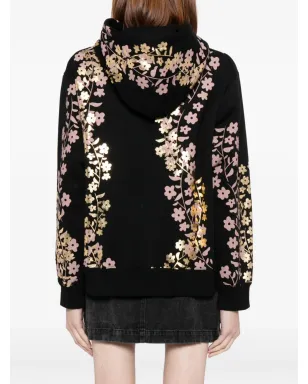 Cynthia Rowley 箔プリント フーディ - サムネイル4