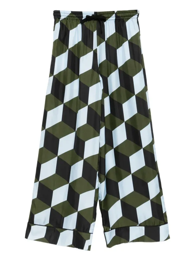 Cynthia Rowley Cynthia Rowley 幾何学プリントパンツの商品画像